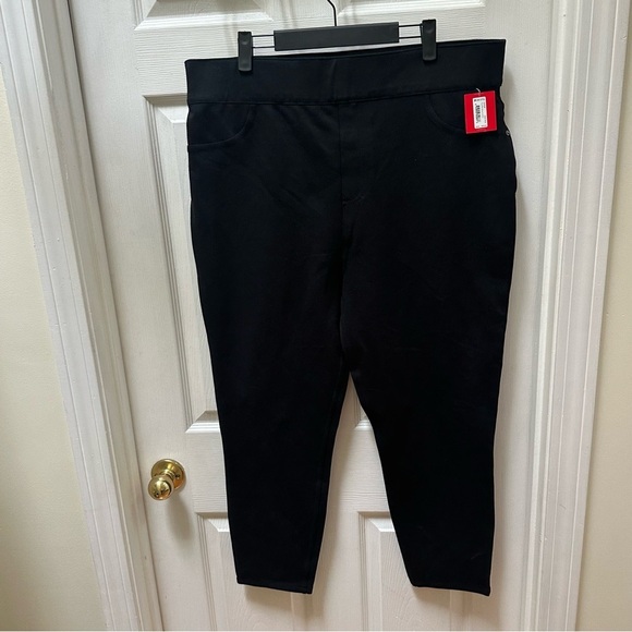 NWT Spanx 4 pocket skinny pants ponte stretch 3x Black Bottoms - Picture 3 of 11
